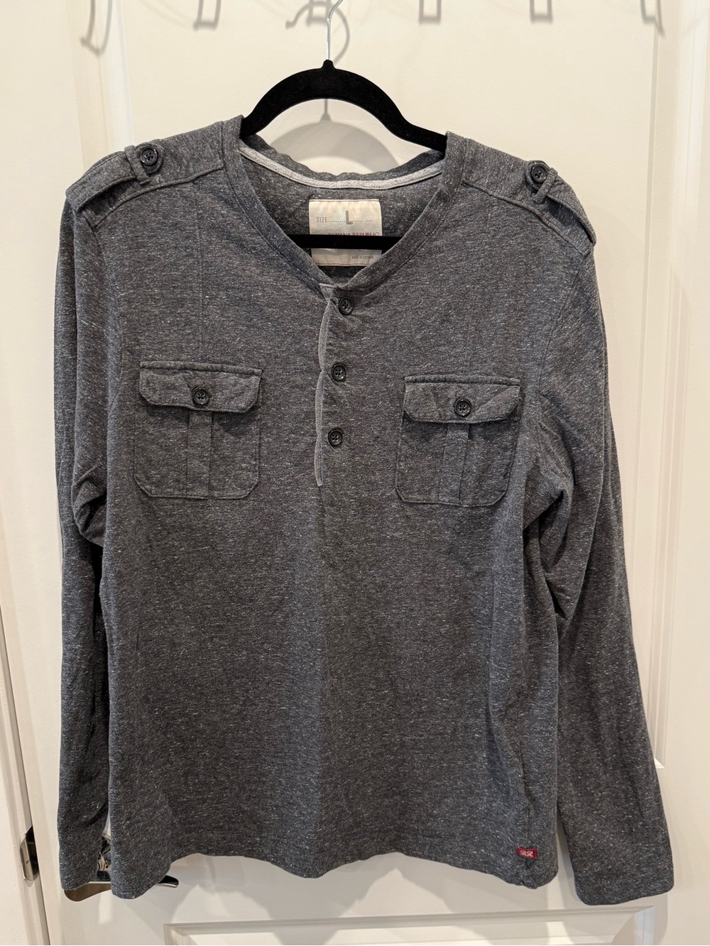 Men’s Banana Republic Heritage Cotton Military Shirt